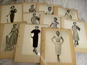 WOMAN'S CLOTHING STYLES PICTURES 1950's