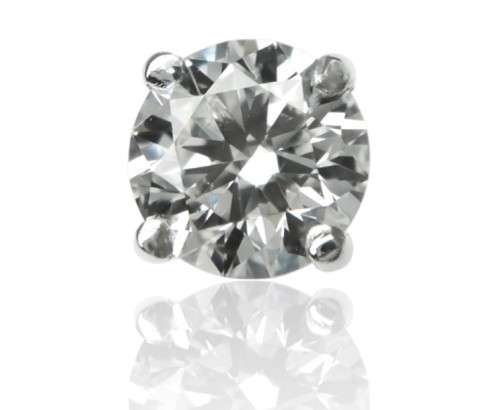 9K White Gold Stud Earrings With 1.06 Ct Lab Grown Diamonds