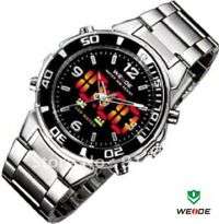 WEIDE Watch For Men - Business Style - Waterproof - Analog\Digital - Date, Day, Alarm