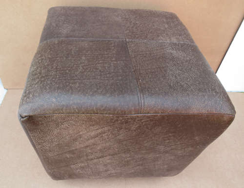 Buffalo leather Ottoman