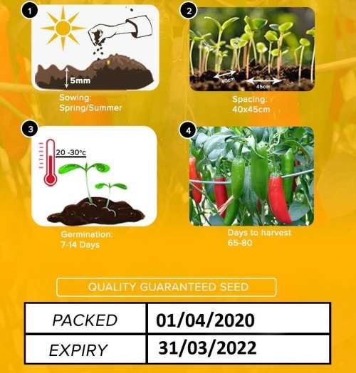 Serano Chilli Seeds