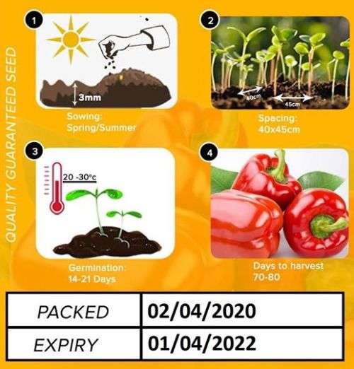 Red Pepper Seeds