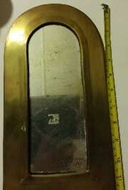 Vintage Brass Framed Mirror 31,5cm x 16,5cm