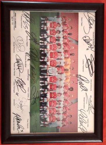 FOR THE ARSENAL FAN - Authentic Signed A4 Limited Edition (36 of 100) Photograph