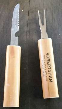 Unusual Knife and Fork Set...Ideal for Camping and Outdoors