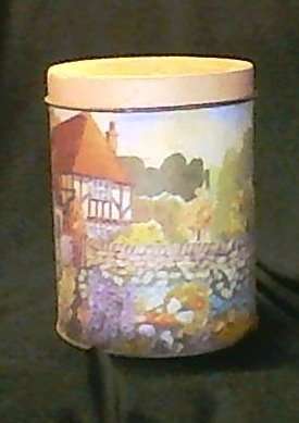 Round Tin Canister