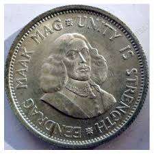 Jan van Riebeeck Silver 10c Coin Great Condition 1963