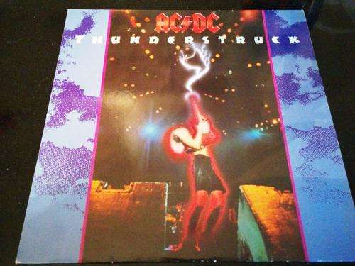 AC/DC Thunderstruck 12" Maxi Single ATCO 7567 96427 0 Europe 1990 Sleeve VG+ LP NM-