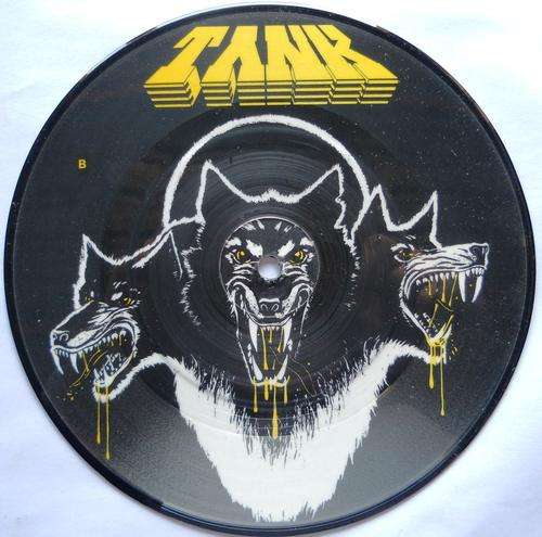 TANK 7"PICTURE DISC UK PRESS1982