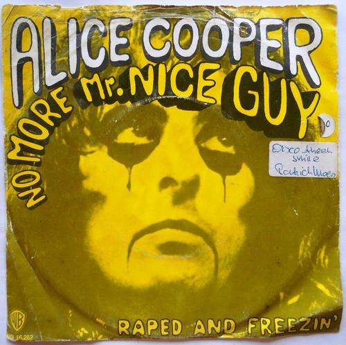 ALICE COOPER MR.NICE GUY 7"NETHERLANDS PRESS 1973
