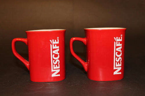Nescafe red coffee mugs (Set of 2)