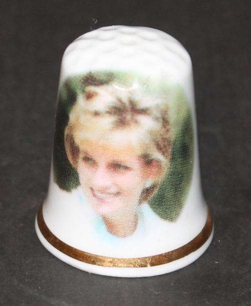 Thimble - Princess Diana. Made in England