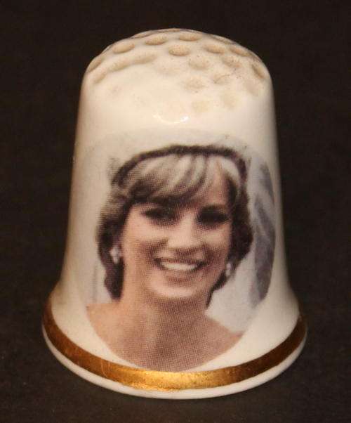 Thimble - Princess Diana (tribute). Made in England