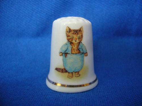 Bone China Thimble - Beatrix Potter Tom Kitten