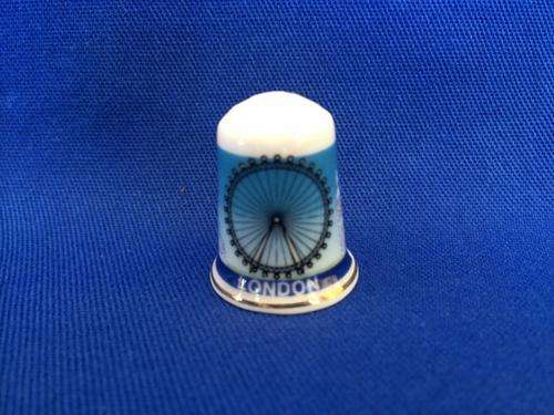 Bone China Thimble - The London Eye