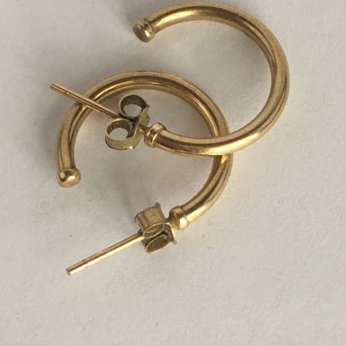 9ct Yellow Gold Ladies Earrings