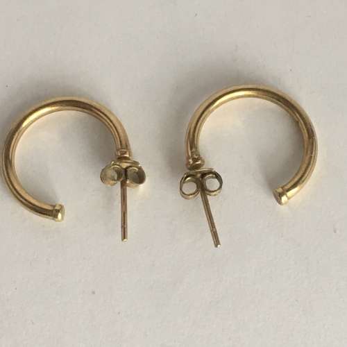 9ct Yellow Gold Ladies Earrings