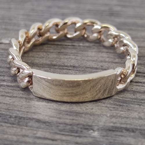 Yellow Gold Link Ring