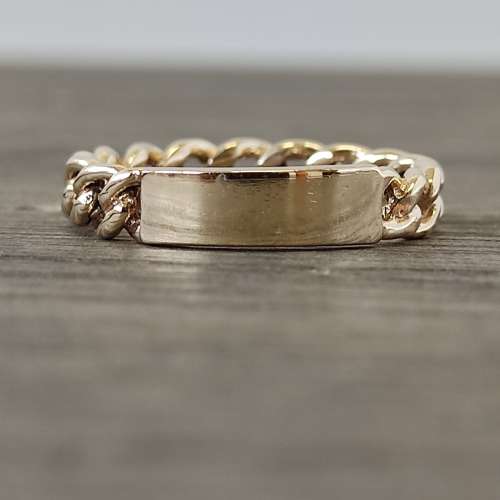 Yellow Gold Link Ring