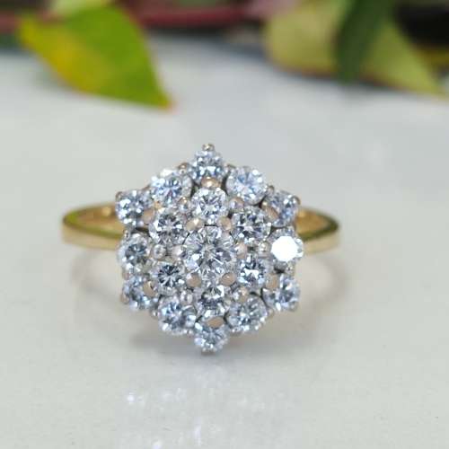 Diamond Cluster Ring #1021