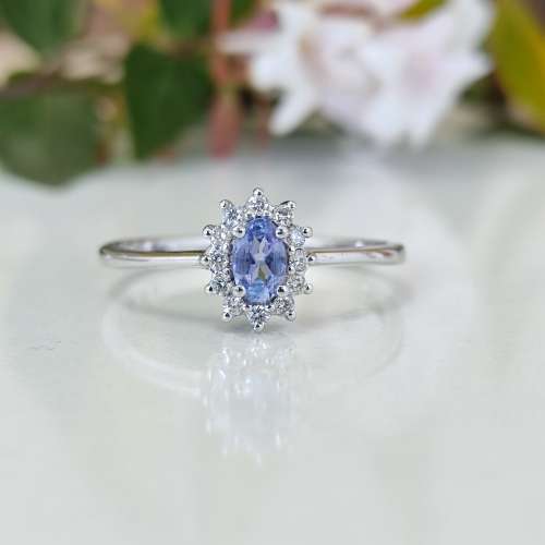 Diamond Sapphire Ring #cc017