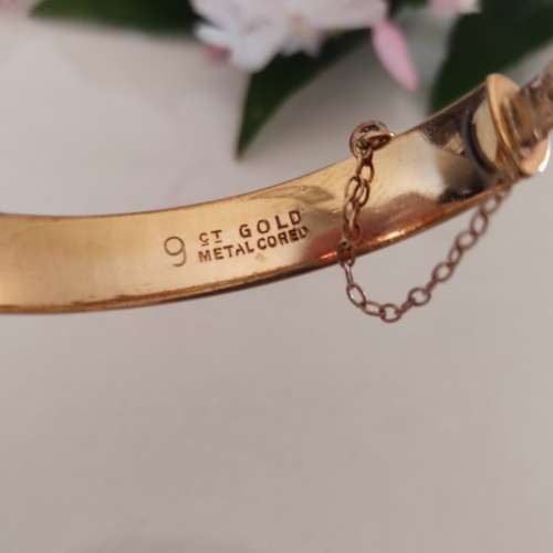 Vintage Yellow Gold Bangle