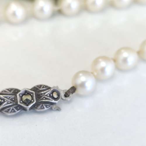 Vintage Pearl Necklace #1056