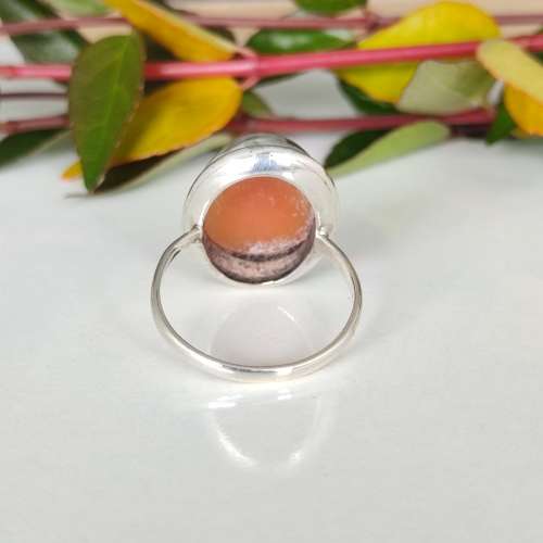 Vintage Silver Cameo Ring #s1003