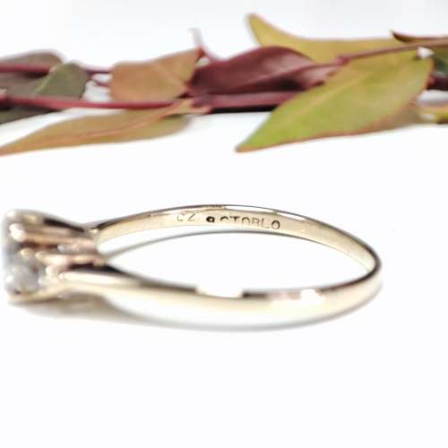 Bargain!!! Yellow Gold CZ Ladies Ring #1135