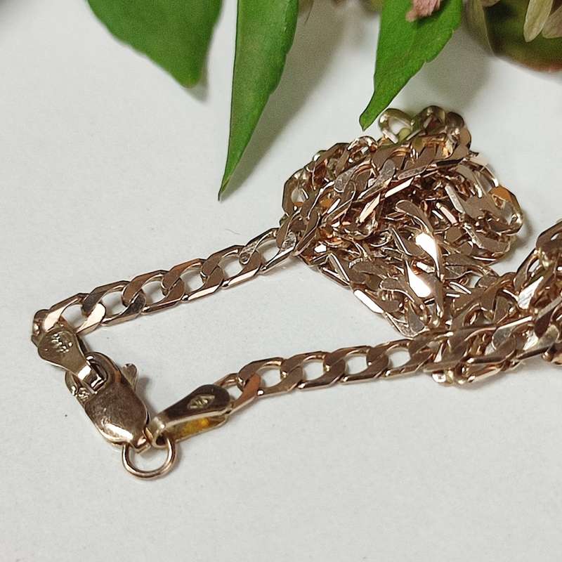 Ladies Solid Yellow Gold Necklace #1144