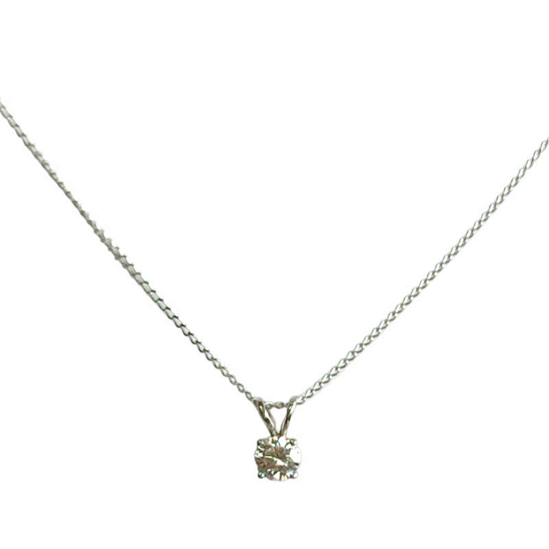 ## Gorgeous White Gold Diamond Necklace #1153