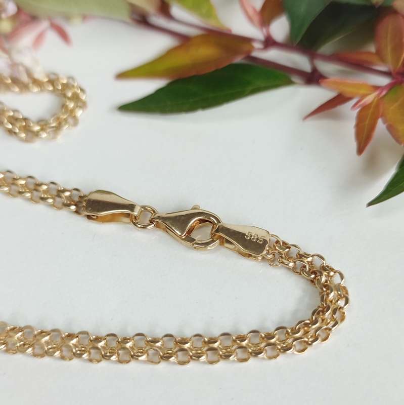 ##14kt Gold Guardian Angel Necklace #1154