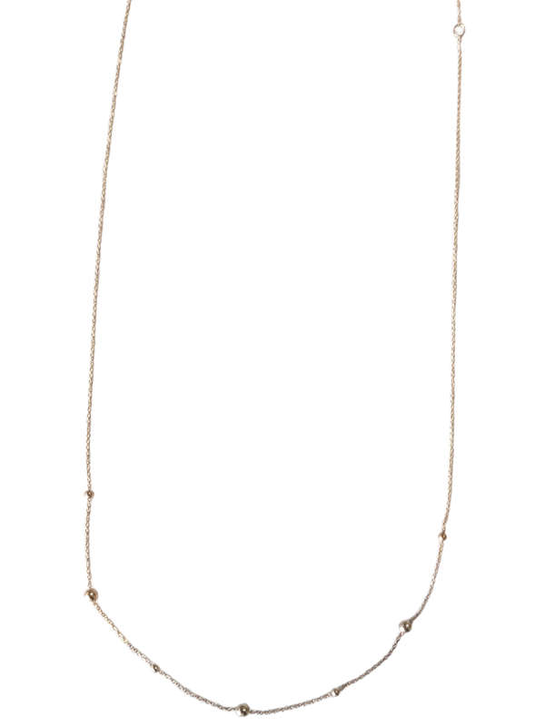 Yellow & White Good Balled Necklace #1157