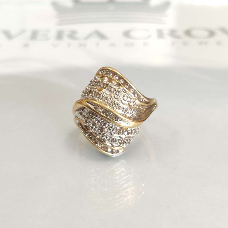 Solid Gold & Diamonds Ring LOW START