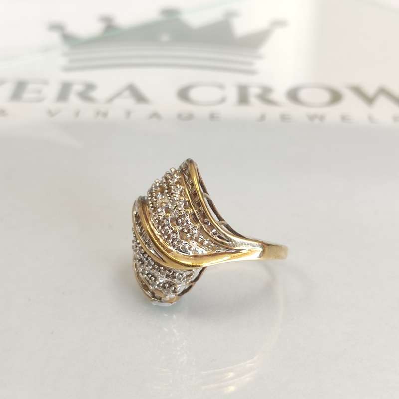 Solid Gold & Diamonds Ring LOW START