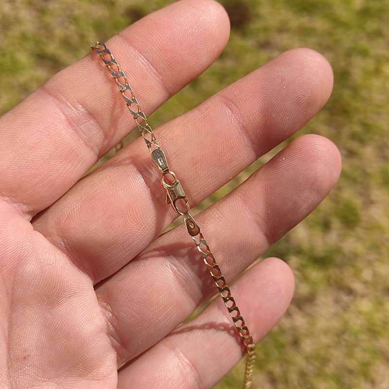 Solid Yellow Gold 9ct Necklace #cc005