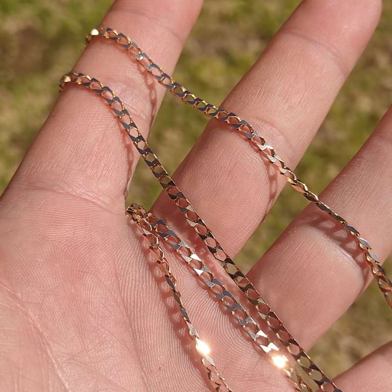 Solid Yellow Gold 9ct Necklace #cc005