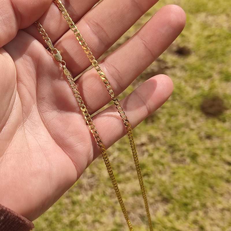 Solid Gold Necklace #cc007