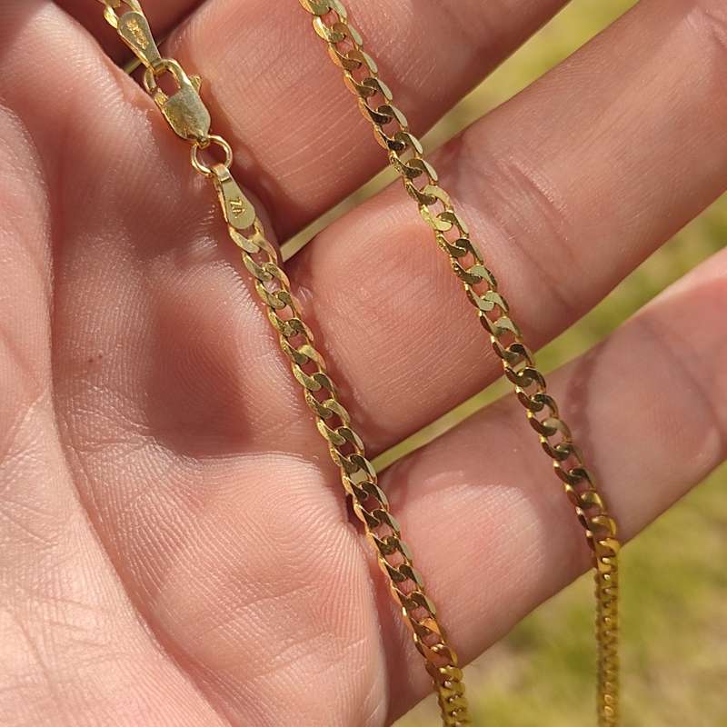 Solid Gold Necklace #cc007