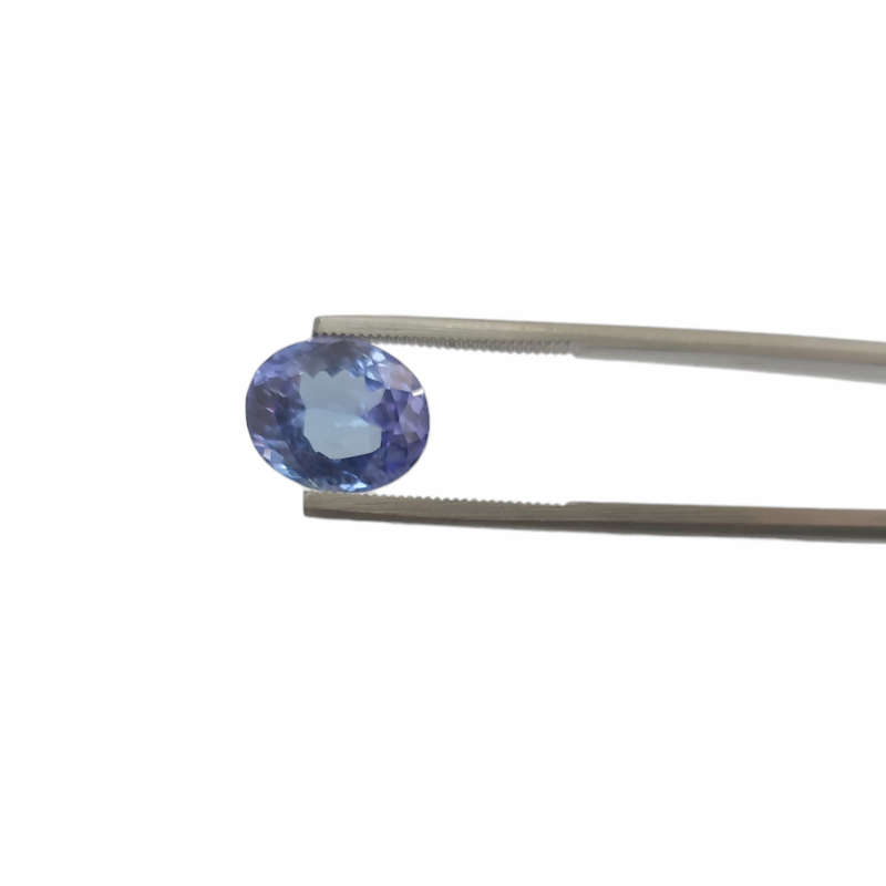 Certified Tanzanite Oval Cut 3.570ct Blue Violet
