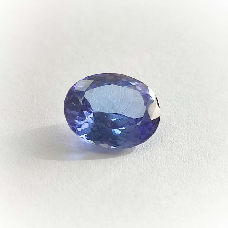Certified Tanzanite Oval Cut 3.570ct Blue Violet