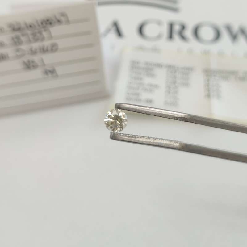Certified Natural Diamond 0.4140ct Round Cut #ccd004