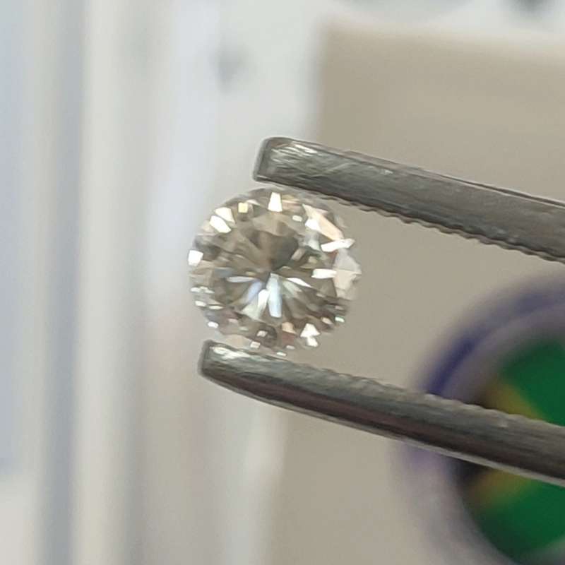 Certified Natural Diamond 0.5360ct Round Cut #ccd009