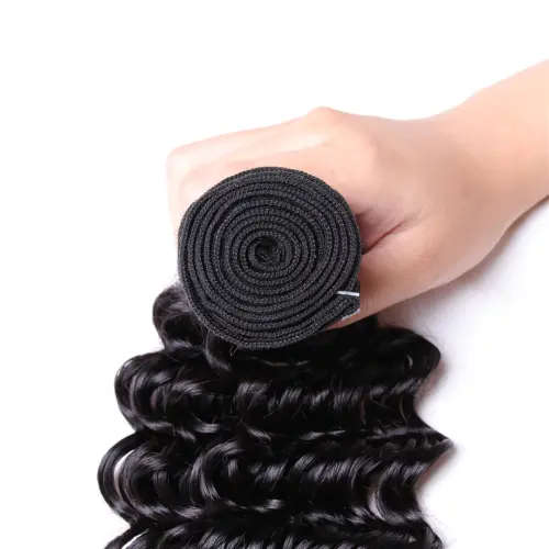 11A Brazilian Deep Wave Bundles Plus Closure (18, 20, 22 + 20 Closure)