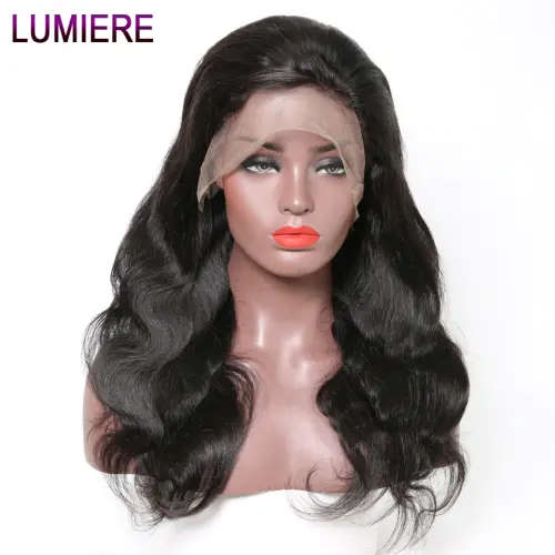 Brazilian Body Wave Remy Lace Front Human Hair with Baby Hair and Natural Hairline