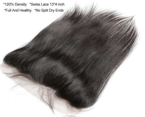 FREE SHIPPING!!! Raw Virgin Brazilian Straight Hair Bundles + 13x4 Closure (32, 34, 34 + Closure 20)