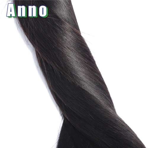 Brazilian Straight Hair Bundles With Closure (16, 16, 16 with 14 closure)