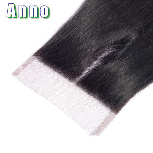 Brazilian Straight Hair Bundles With Closure (16, 16, 16 with 14 closure)