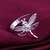 SILVER PLATED DRAGONFLY RING --SIZE 8