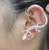 GOLD LIZARD WITH SILVER RHINESTONES--SELLS FAST,ONLY ONE EARING